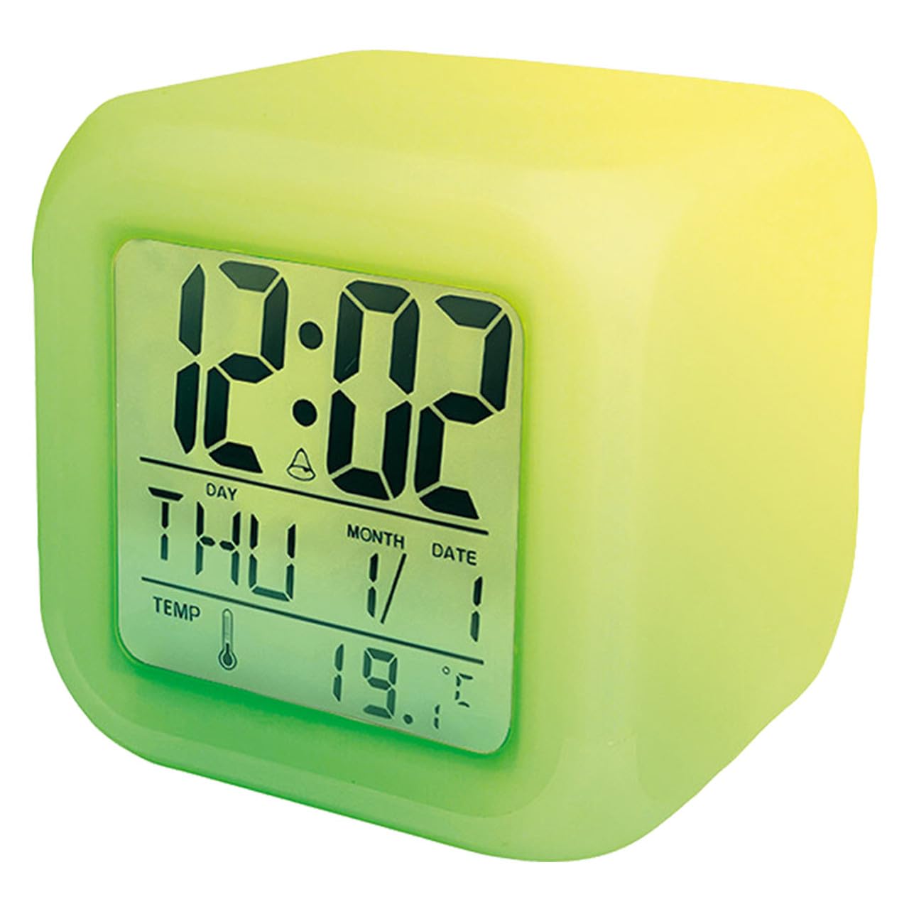 InGenious Colour Changing Digital Alarm Clock RGB LED Light Up
